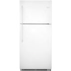  Frigidaire 30-inch, 20.6 cu. ft. Top Freezer Refrigerator with Ice and Water FFHI2126LW IMAGE 1