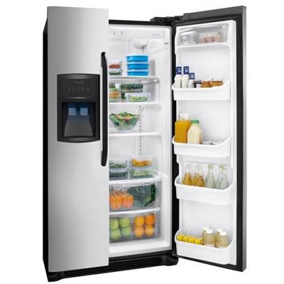  Frigidaire 36-inch, 26 cu. ft. Side-by-Side Refrigerator with Ice and Water FFHS2622MH IMAGE 3