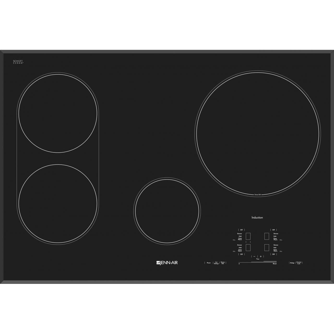  JennAir 30-inch Built-In Induction Cooktop JIC4430XB IMAGE 1