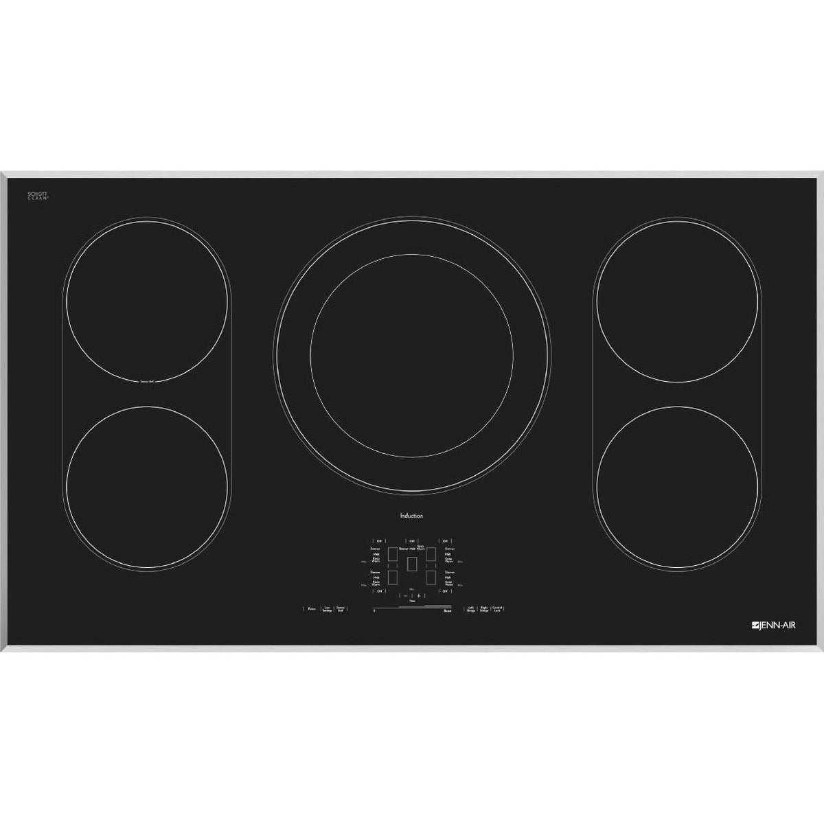  JennAir 36-inch Built-In Induction Cooktop JIC4536XS IMAGE 1