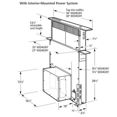  KitchenAid 30-inch Countertop Downdraft KXD4630YSS IMAGE 2