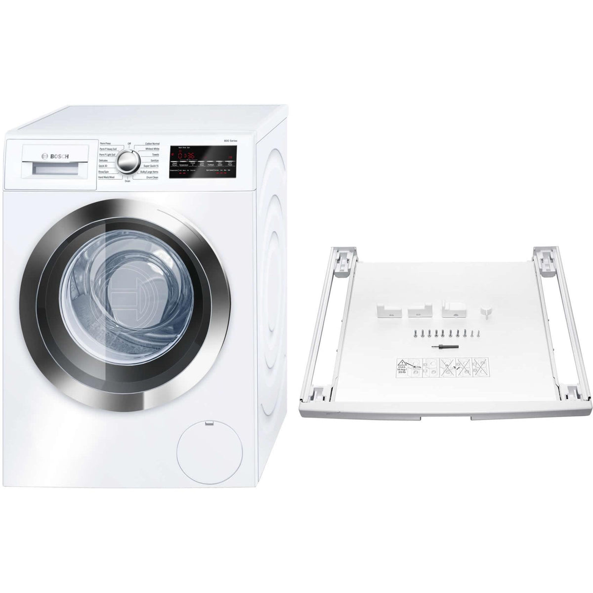  Bosch Laundry WAT28402UC, WTZ11400 IMAGE 1