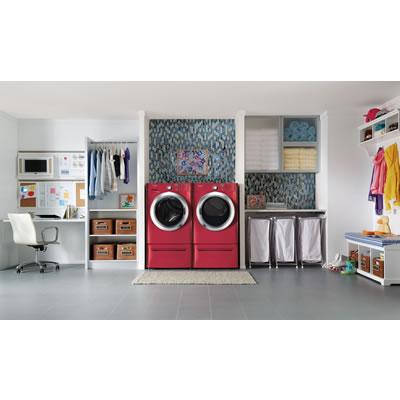  Frigidaire 7 cu. ft. Electric Dryer with Steam FASE7073NR IMAGE 3