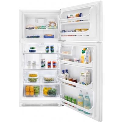  Frigidaire 30-inch, 20.5 cu. ft. Top Freezer Refrigerator FRT21G2NW IMAGE 2