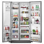  JennAir 36-inch, 23.5 cu. ft. Counter-Depth Side-by-Side Refrigerator with Ice and Water JSC24C8EAM IMAGE 2