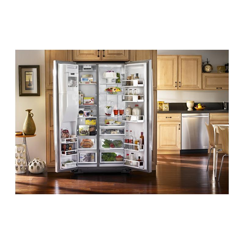  JennAir 36-inch, 23.5 cu. ft. Counter-Depth Side-by-Side Refrigerator with Ice and Water JSC24C8EAM IMAGE 7