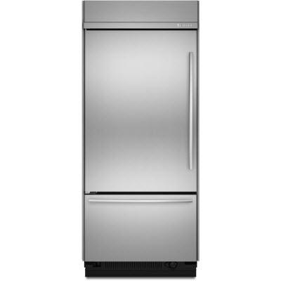  JennAir 36-inch, 20.5 cu. ft. Bottom Freezer Refrigerator with Ice and Water JB36SSFXLA IMAGE 1