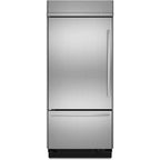  JennAir 36-inch, 20.5 cu. ft. Bottom Freezer Refrigerator with Ice and Water JB36SSFXLA IMAGE 1