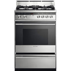  Fisher & Paykel 24-inch Freestanding Gas Range OR24SDMBGX2 IMAGE 1