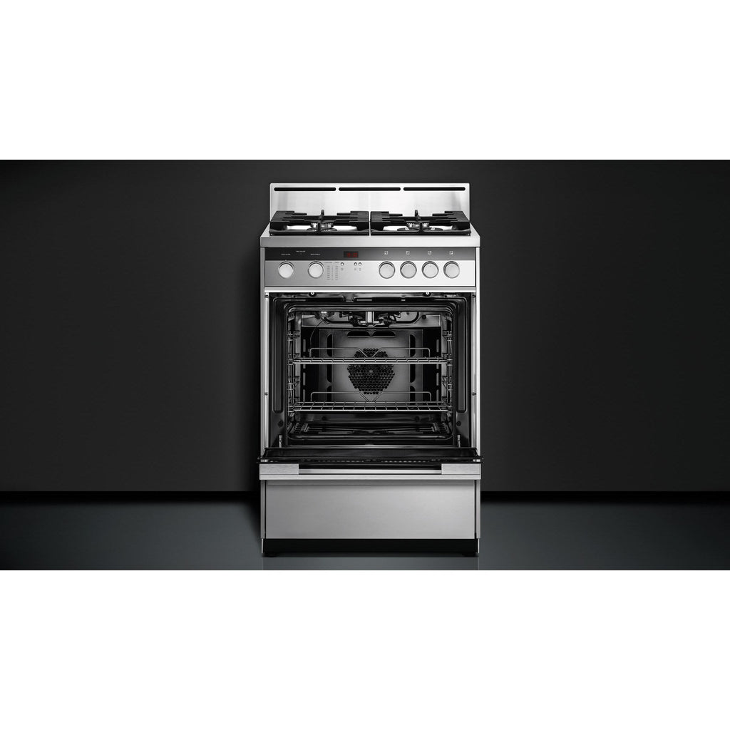  Fisher & Paykel 24-inch Freestanding Gas Range OR24SDMBGX2 IMAGE 2