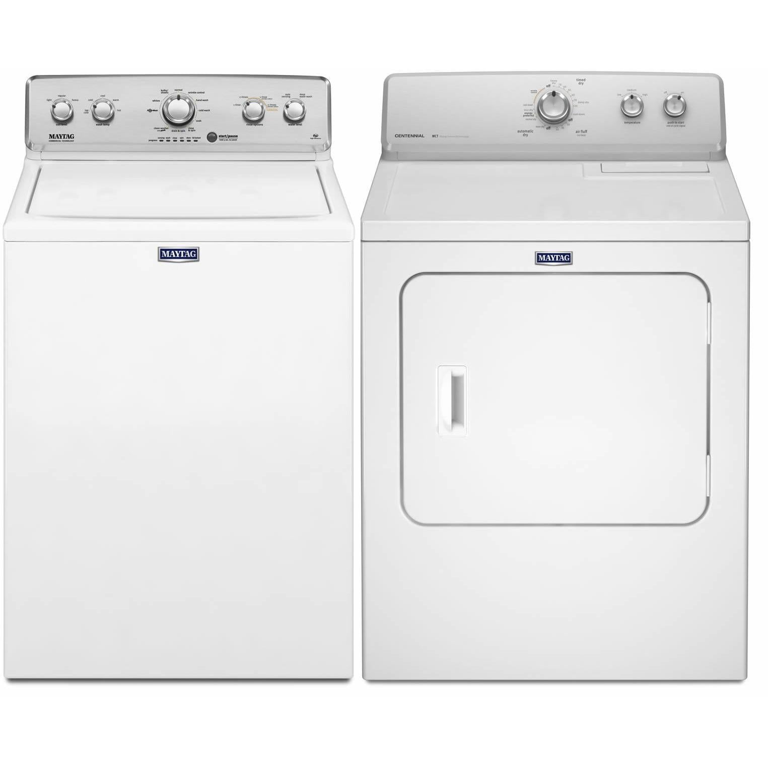  Maytag Laundry MVWC416FW, MEDC215EW IMAGE 1
