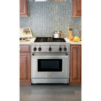  Wolf 30-inch Freestanding Gas Range with Convection GR304 IMAGE 7