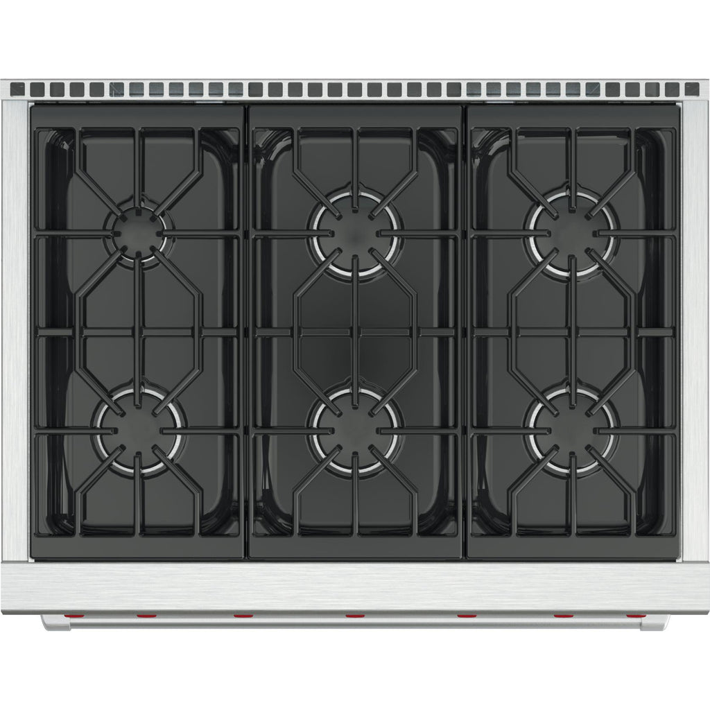  Wolf 36-inch Freestanding Gas Range with Convection GR366 IMAGE 2