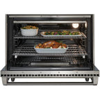 Wolf 36-inch Freestanding Gas Range with Convection GR364C IMAGE 3