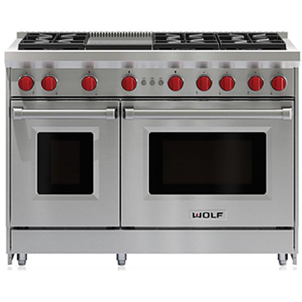  Wolf 48-inch Freestanding Gas Range with Convection GR486G IMAGE 1