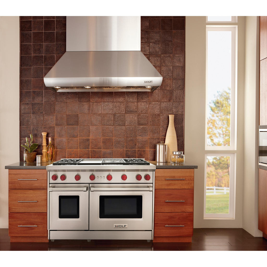  Wolf 48-inch Freestanding Gas Range with Convection GR484CG IMAGE 10