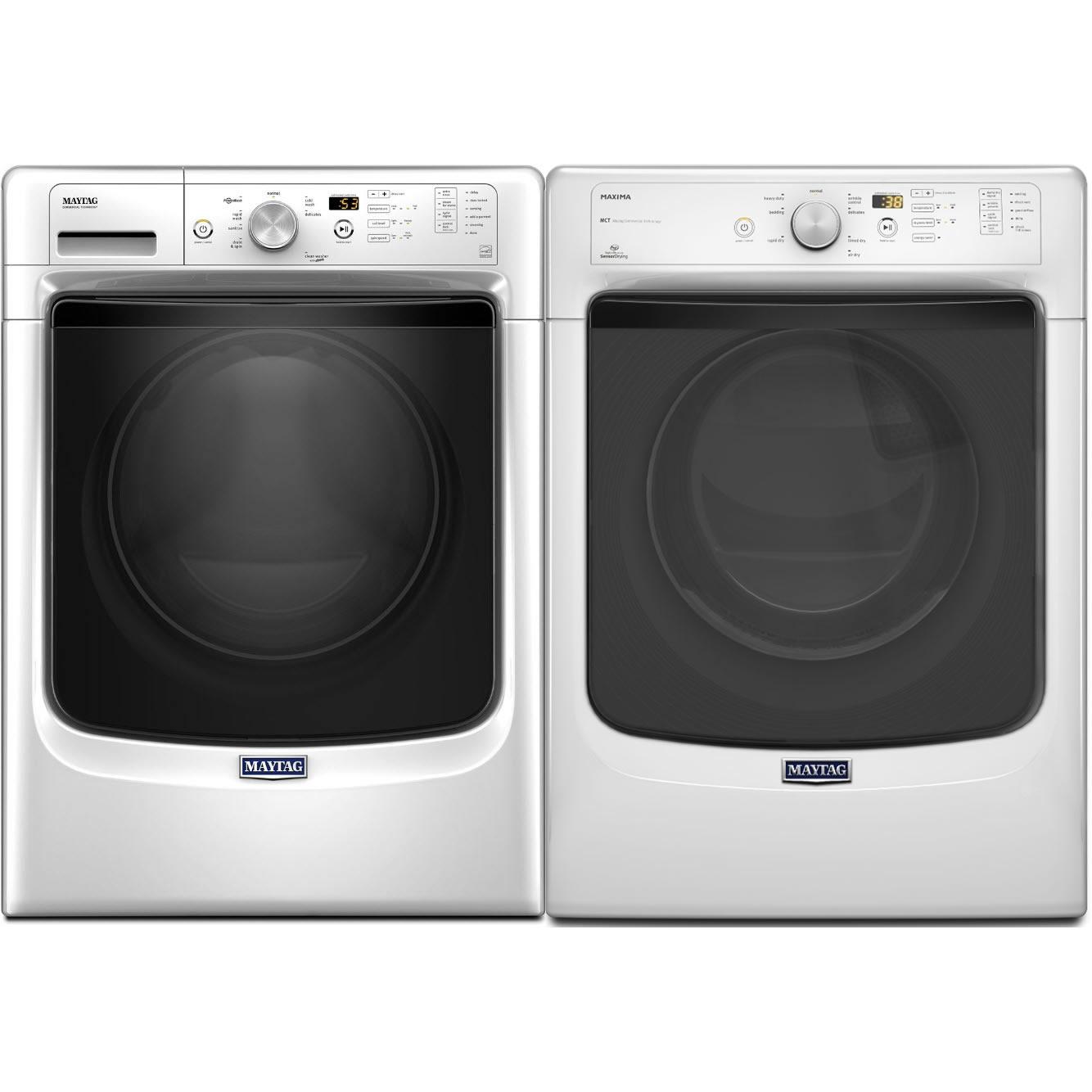  Maytag Laundry MHW3505FW, MED4100DW IMAGE 1