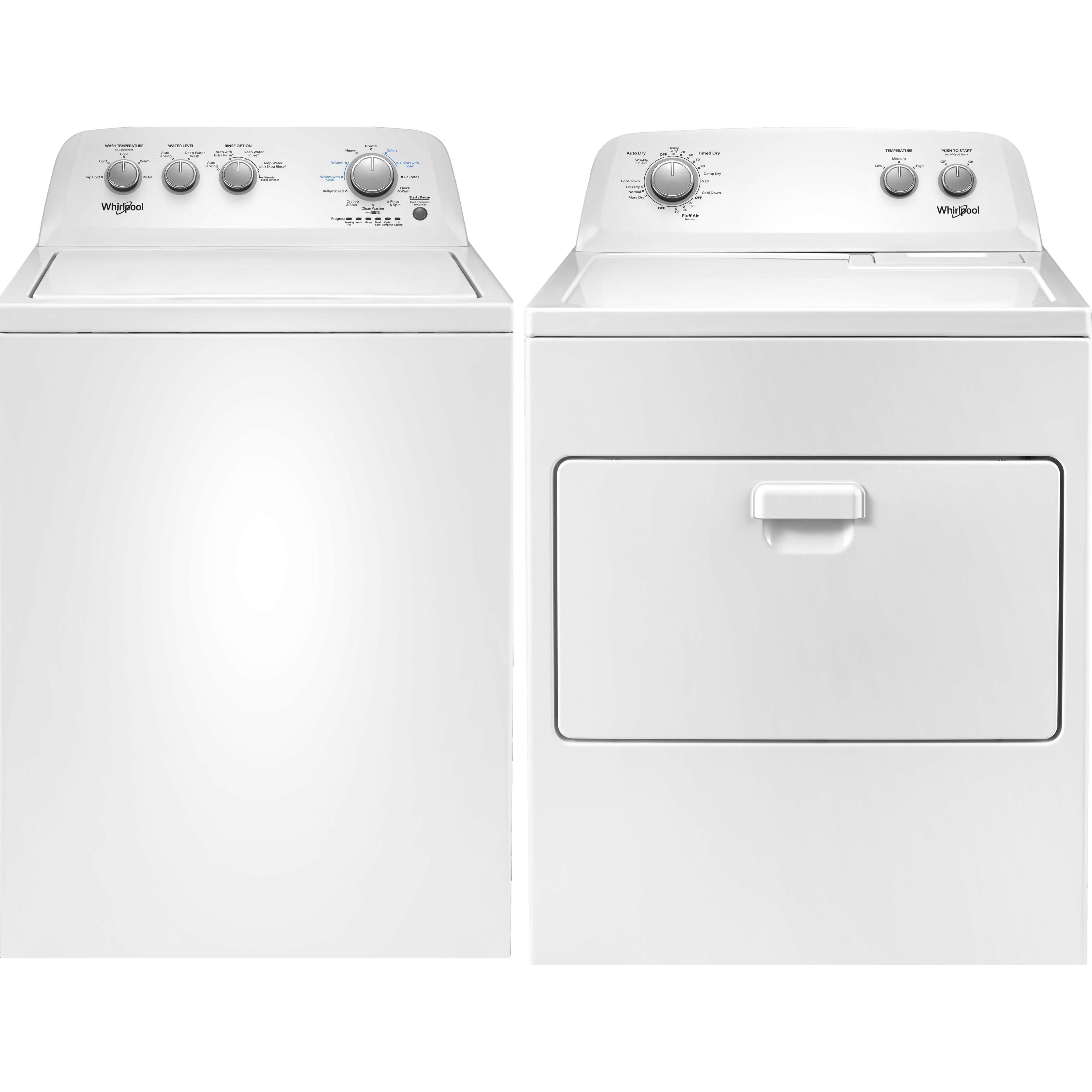  Whirlpool Laundry WTW4855HW, WGD4850HW IMAGE 1