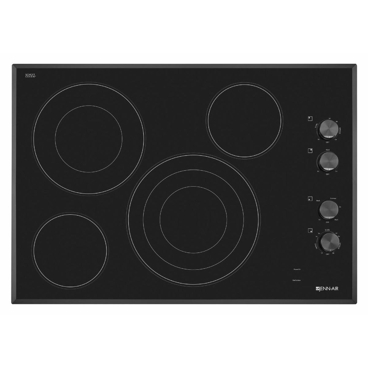  JennAir 30-inch Built-in Electric Cooktop with Dual-Choice™ Elements JEC3430BB IMAGE 1
