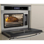  JennAir 24-inch, 1.3 cu. ft. Built-in Single Wall Oven with Steam and Convection JBS7524BS IMAGE 2