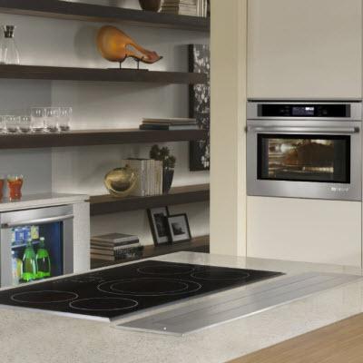  JennAir 24-inch, 1.3 cu. ft. Built-in Single Wall Oven with Steam and Convection JBS7524BS IMAGE 3