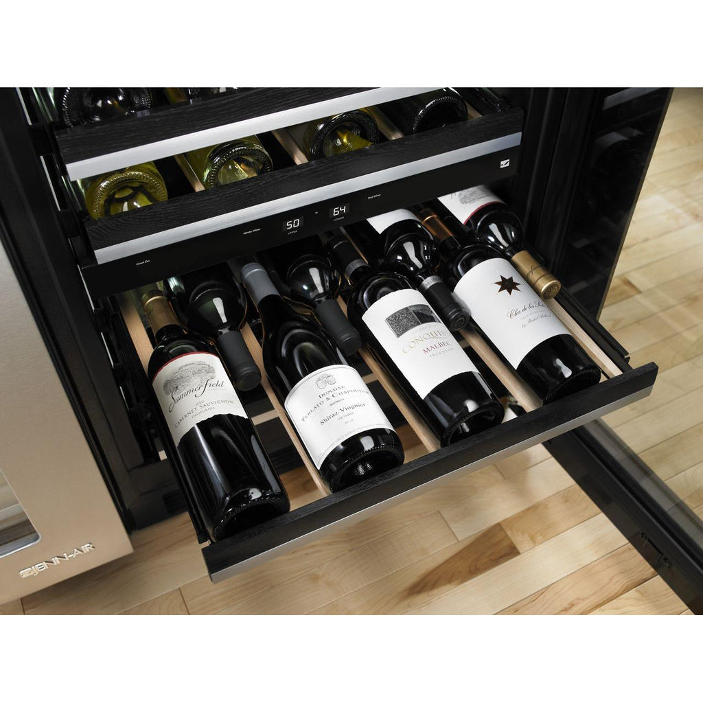  JennAir 46-bottle Built-in Wine Cooler with Independent Temperature Zones JUW24FLARS IMAGE 3
