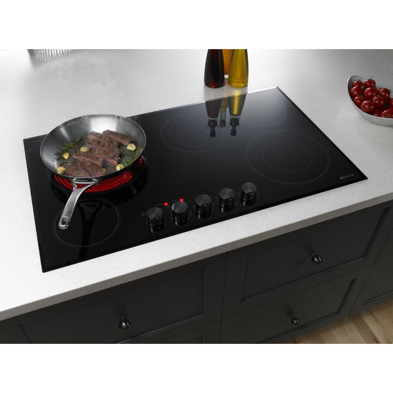  JennAir 36-inch Built-in Electric Cooktop with Dual-Choice™ Elements JEC3536BB IMAGE 2