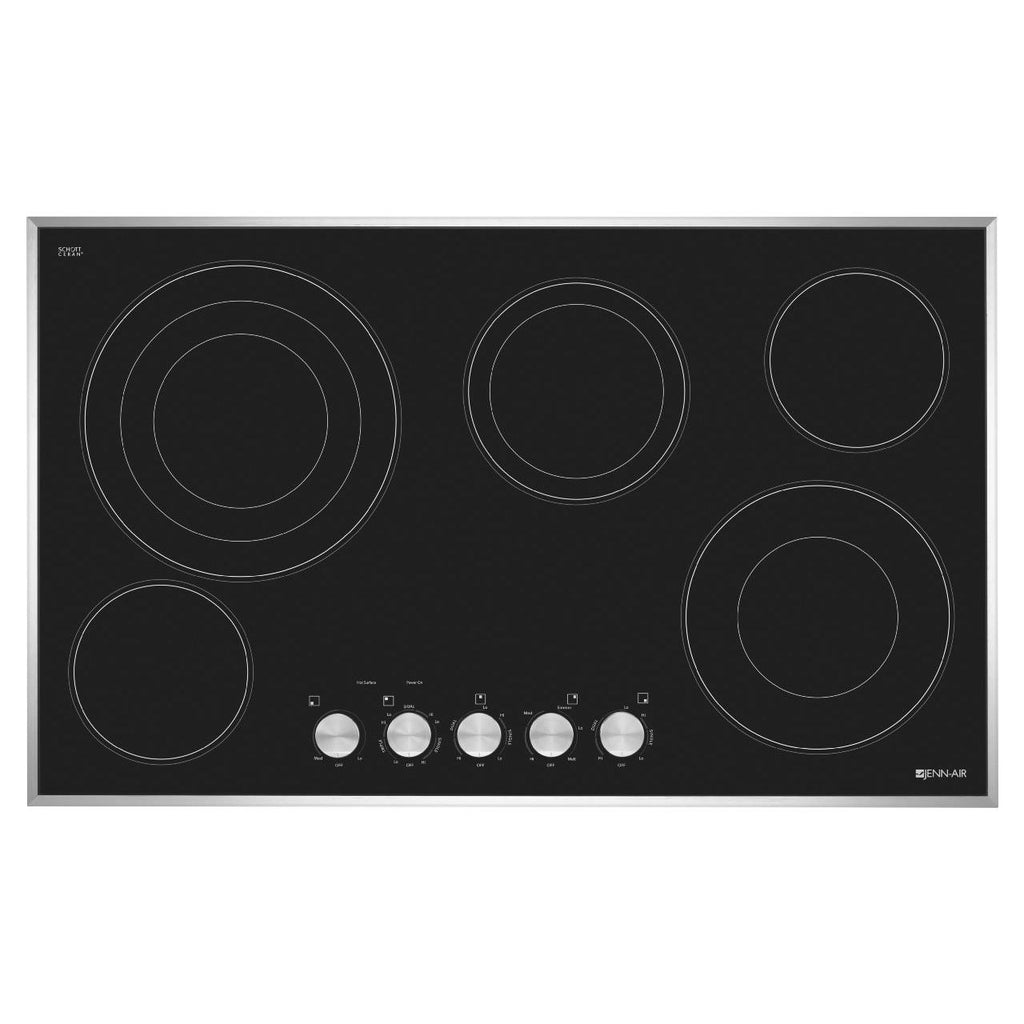  JennAir 36-inch Built-in Electric Cooktop with Dual-Choice™ Elements JEC3536BS IMAGE 1
