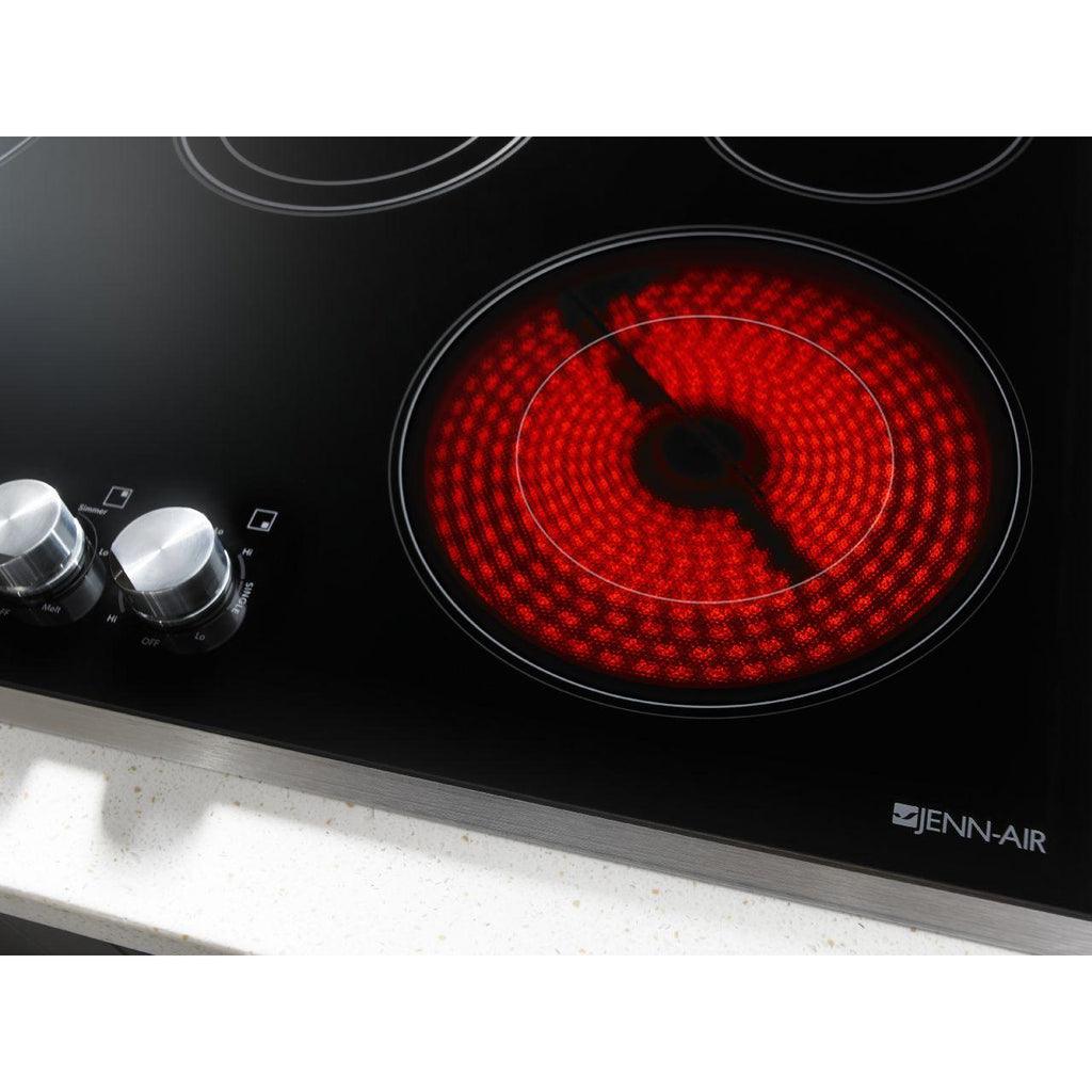  JennAir 36-inch Built-in Electric Cooktop with Dual-Choice™ Elements JEC3536BS IMAGE 3