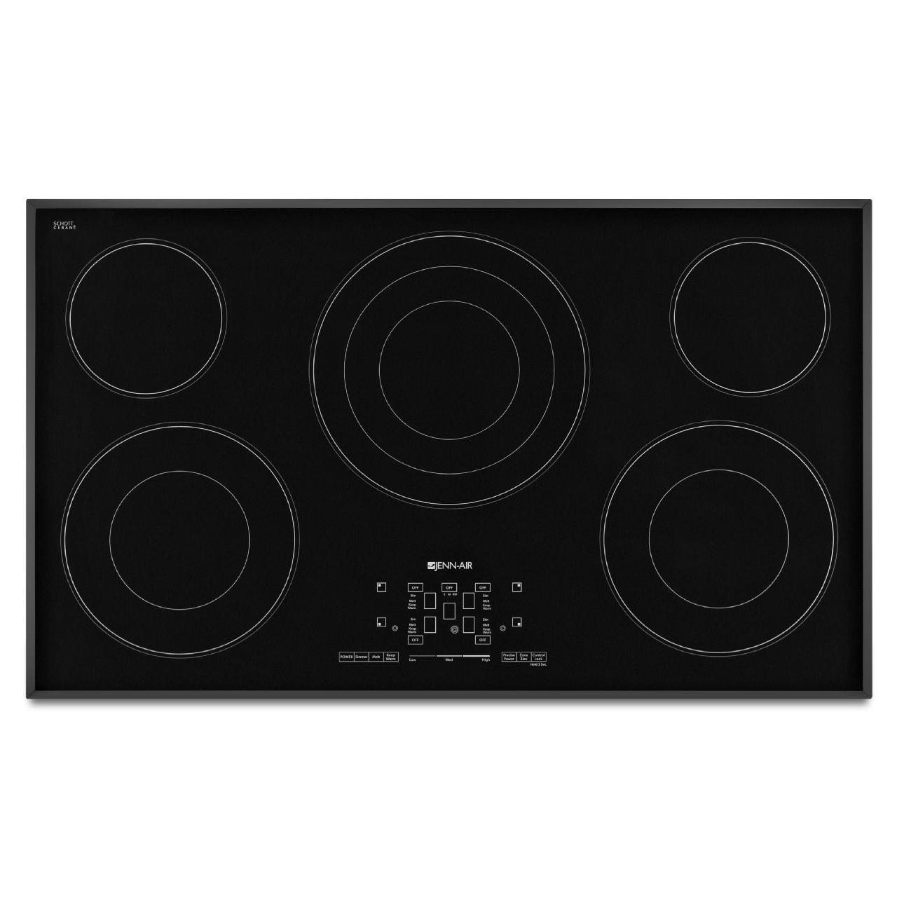  JennAir 36-inch Built-in Electric Cooktop with Dual-Choice™ Elements JEC4536BB IMAGE 1