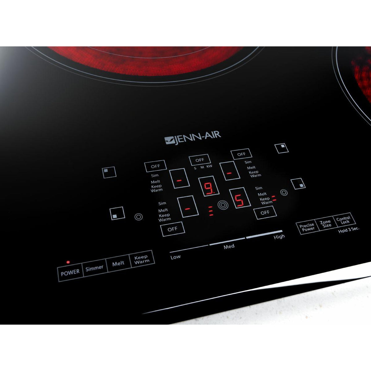  JennAir 36-inch Built-in Electric Cooktop with Dual-Choice™ Elements JEC4536BB IMAGE 2
