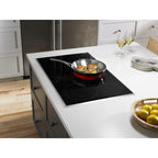  JennAir 36-inch Built-in Electric Cooktop with Dual-Choice™ Elements JEC4536BS IMAGE 4