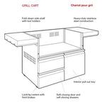  Wolf Grill and Oven Carts Freestanding CART42 IMAGE 3