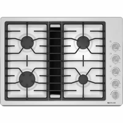  JennAir 30-inch Built-In Gas Cooktop JGD3430BW IMAGE 1