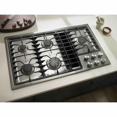  JennAir 36-inch Built-In Gas Cooktop JGD3536BS IMAGE 2