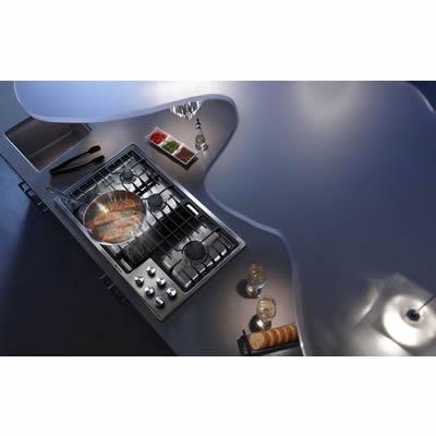  JennAir 36-inch Built-In Gas Cooktop JGD3536BS IMAGE 6