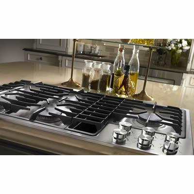 JennAir 36-inch Built-In Gas Cooktop JGD3536BS IMAGE 7