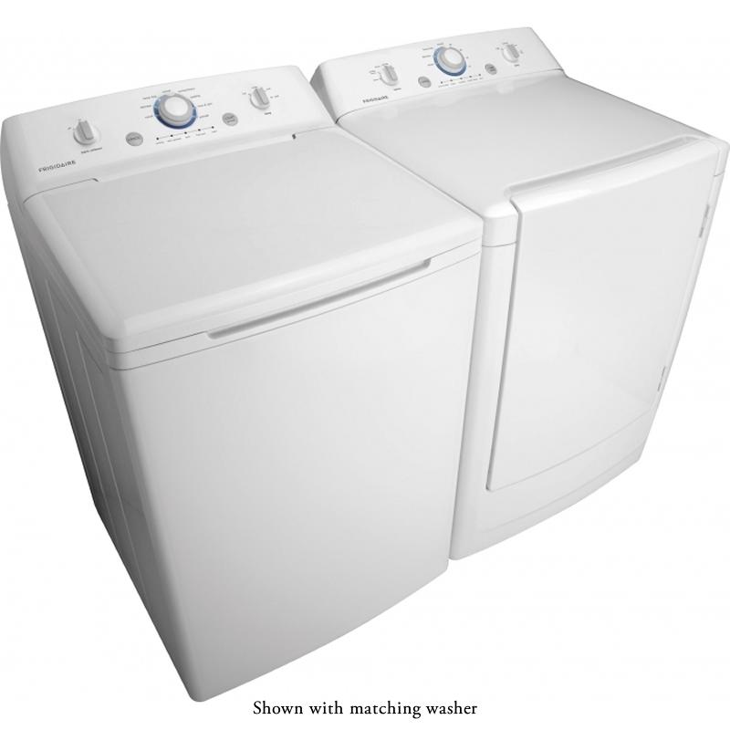  Frigidaire 7 cu. ft. Electric Dryer FFRE1001PW IMAGE 6