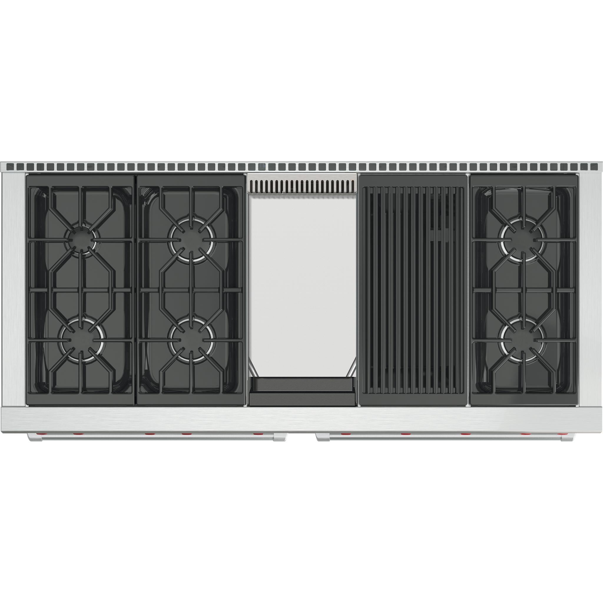  Wolf 60-inch Freestanding Gas Range with Convection GR606CG IMAGE 2