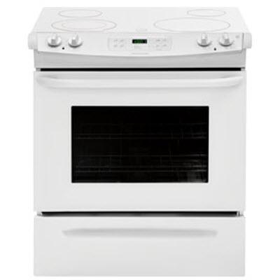  Frigidaire 30-inch Slide-In Electric Range CFES3025PW IMAGE 1