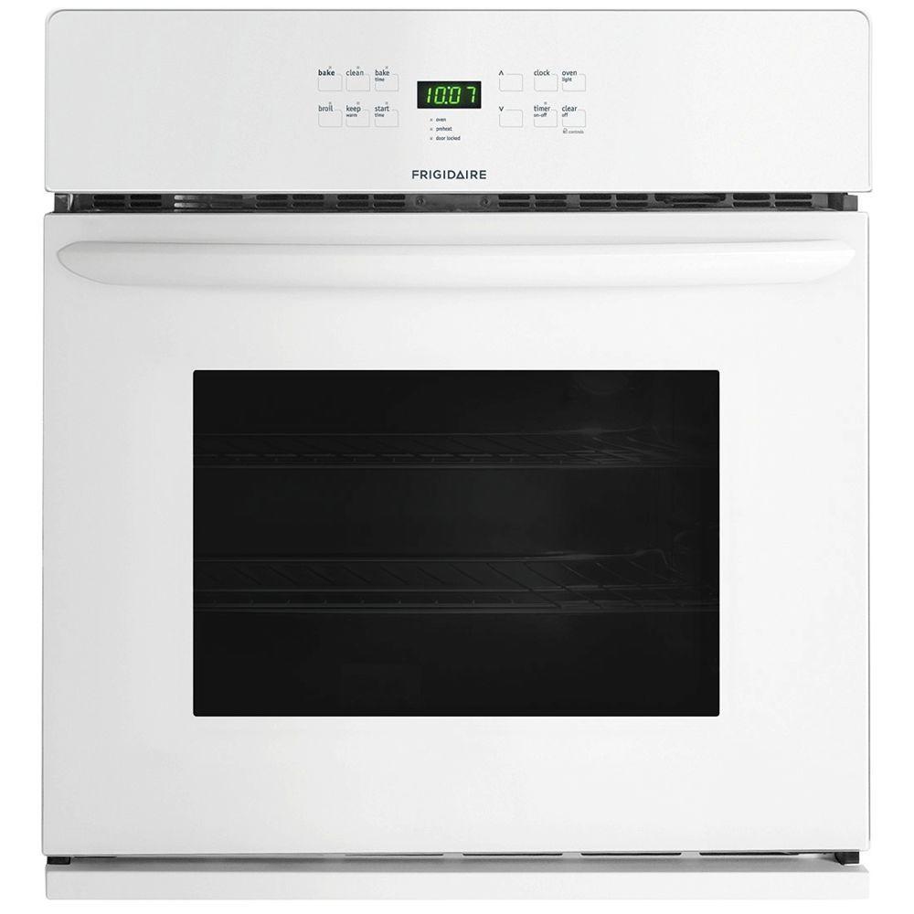  Frigidaire 30-inch, 4.6 cu. ft. Built-in Single Wall Oven FFEW3025PW IMAGE 1