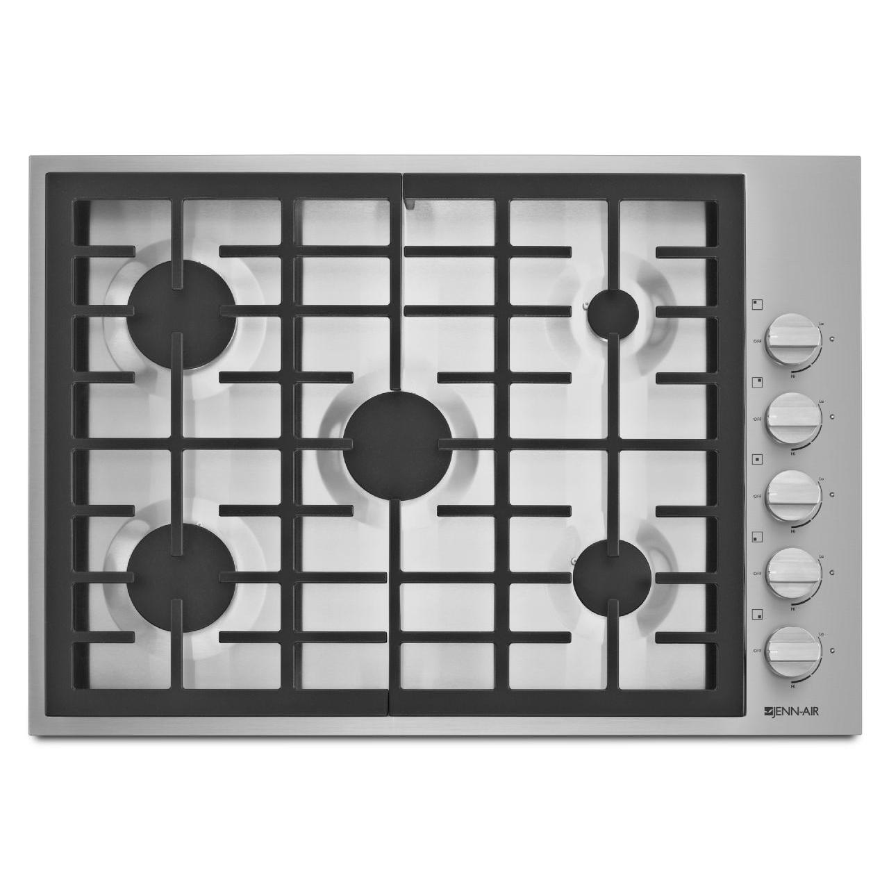  JennAir 30-inch Built-in Gas Cooktop JGC7530BP IMAGE 1