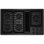  JennAir 36-inch Built-In Gas Cooktop JGD3536BB IMAGE 1