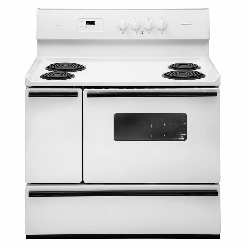  Frigidaire 40-inch Freestanding Electric Range FFEF40005LW IMAGE 1