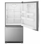  Amana 30-inch, 18 cu. ft. Bottom Mount Freezer Refrigerator ABB1924BRM IMAGE 2