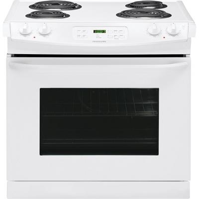  Frigidaire 30-inch Slide-In Electric Range FFED3015PW IMAGE 1