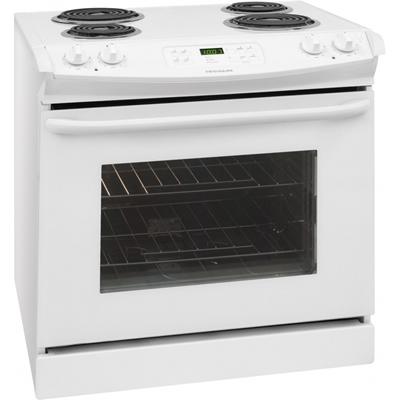  Frigidaire 30-inch Slide-In Electric Range FFED3015PW IMAGE 4