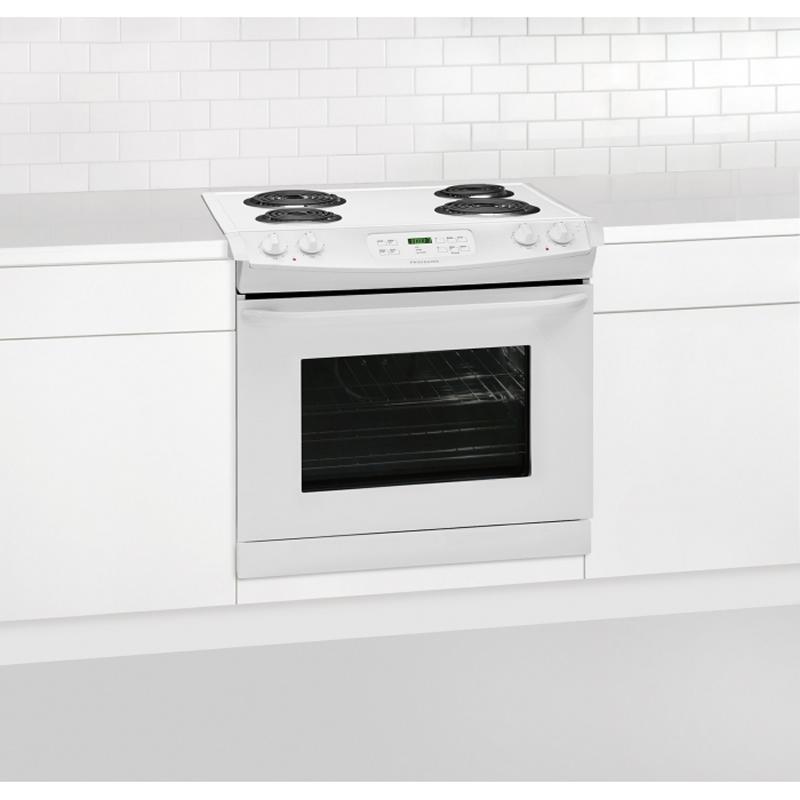  Frigidaire 30-inch Slide-In Electric Range FFED3015PW IMAGE 9