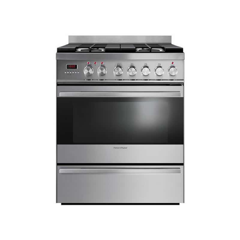  Fisher & Paykel 30-inch Freestanding Dual-Fuel Range OR30SDPWGX1 IMAGE 2