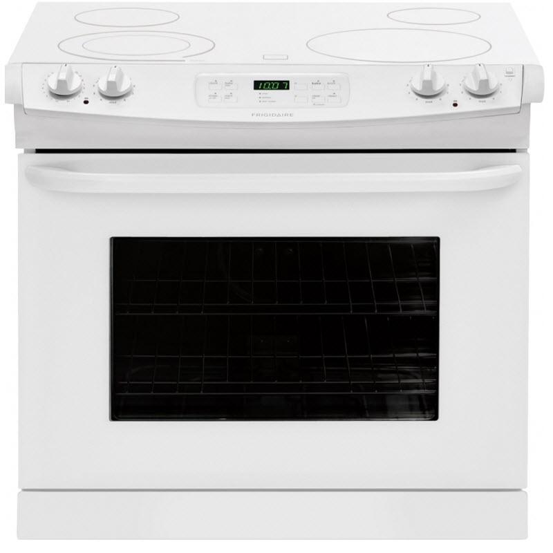  Frigidaire 30-inch Drop-In Electric Range FFED3025PW IMAGE 1